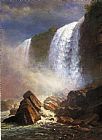 Albert Bierstadt Falls of Niagara from Below painting